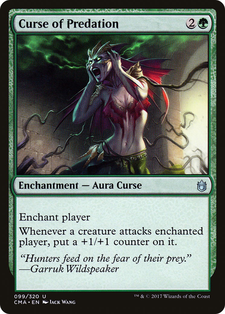 Curse of Predation (CMA-099) - Commander Anthology