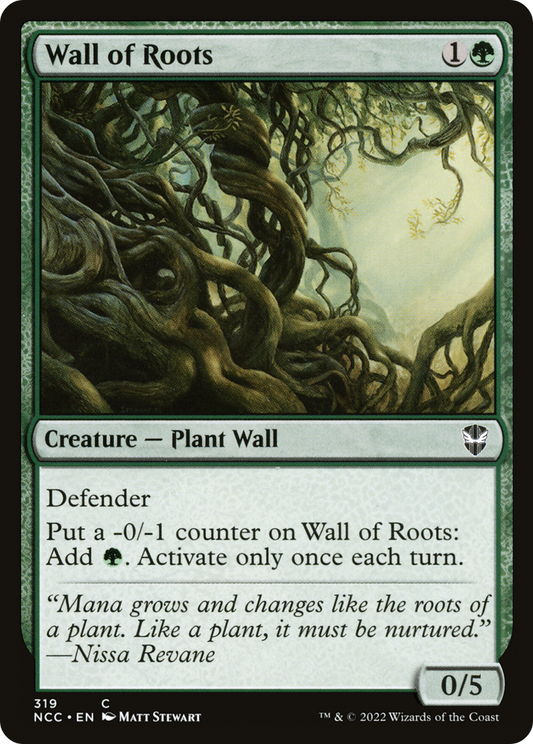 Wall of Roots (NCC-319) - New Capenna Commander