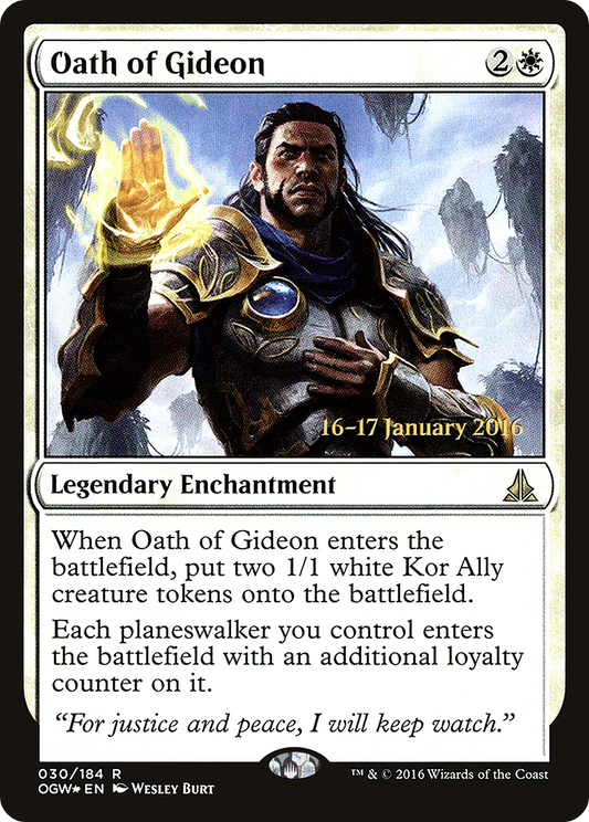 Oath of Gideon (POGW-30S) - Oath of the Gatewatch Promos Foil