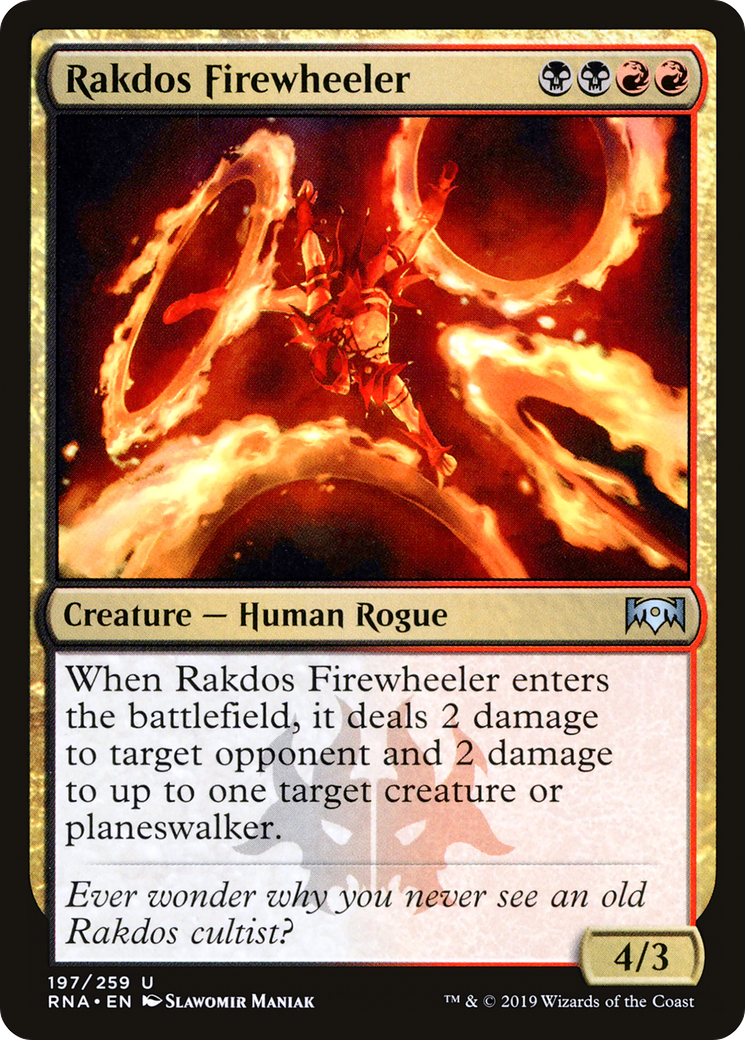 Rakdos Firewheeler (RNA-197) - Ravnica Allegiance