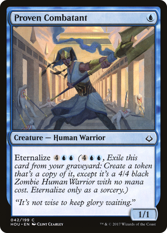 Proven Combatant (HOU-042) - Hour of Devastation Foil