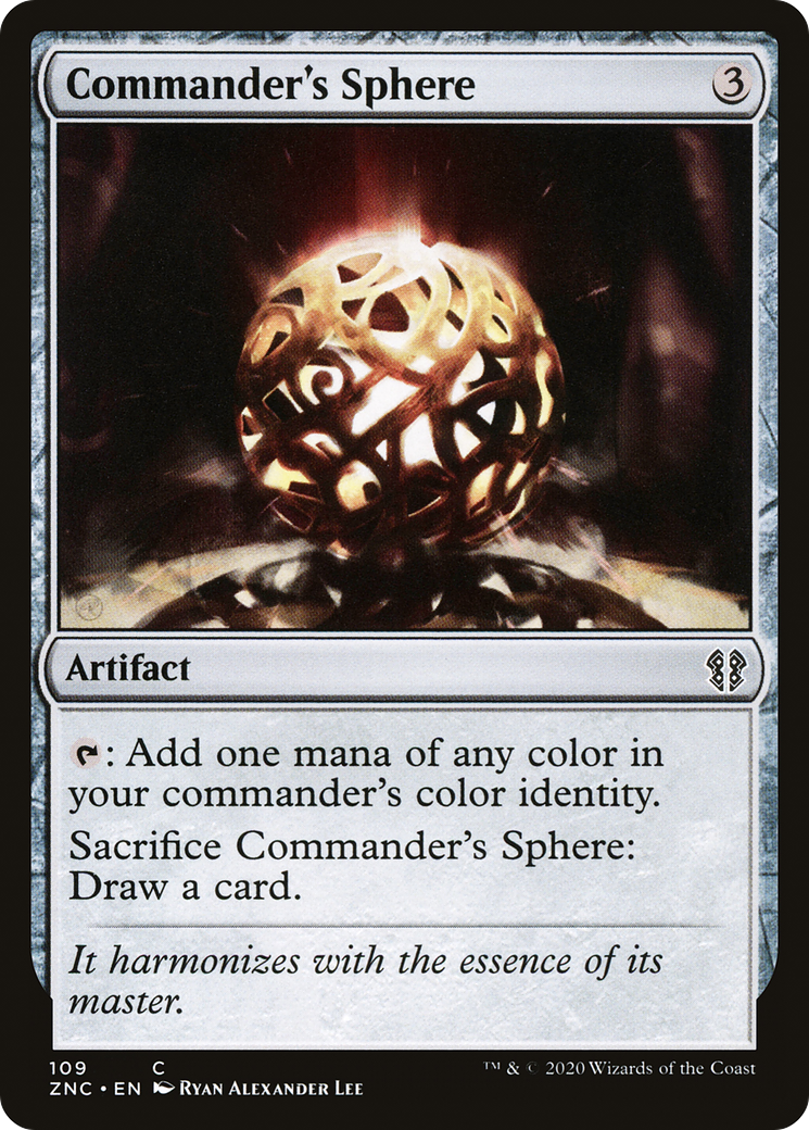 Commander's Sphere (ZNC-109) - Zendikar Rising Commander