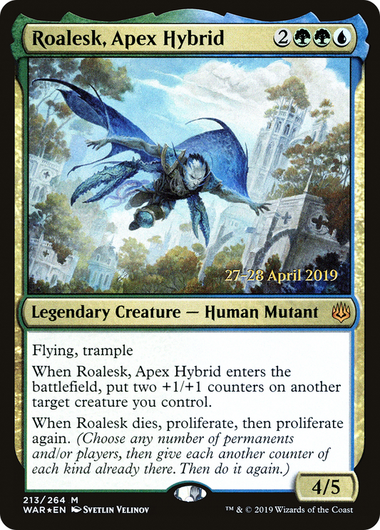 Roalesk, Apex Hybrid (PWAR-213S) - War of the Spark Promos Foil