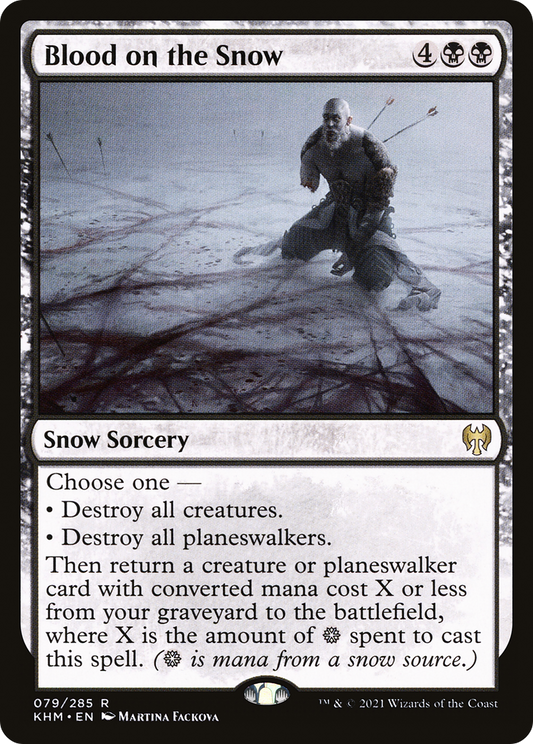 Blood on the Snow  (KHM-079) - Kaldheim: (snow)