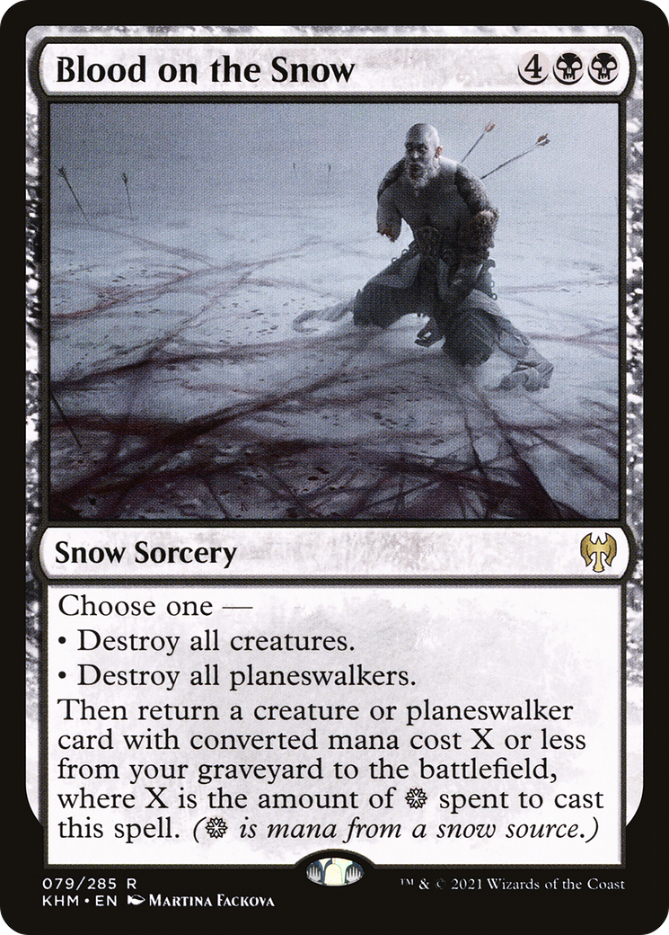 Blood on the Snow (KHM-079) - Kaldheim: (snow) Foil