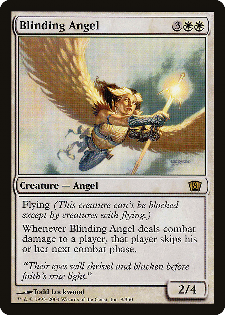 Blinding Angel (8ED-08★) - Eighth Edition Foil