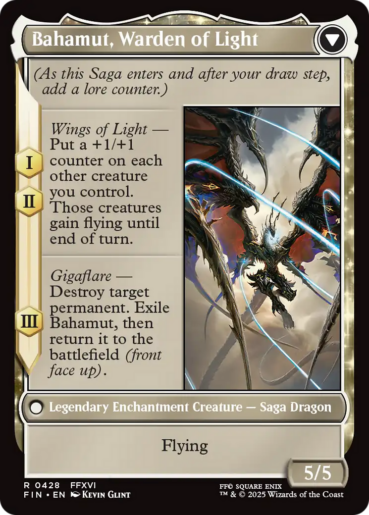 Dion, Bahamut's Dominant (Extended Art) (FIN-428) - FINAL FANTASY: (Extended Art) Foil