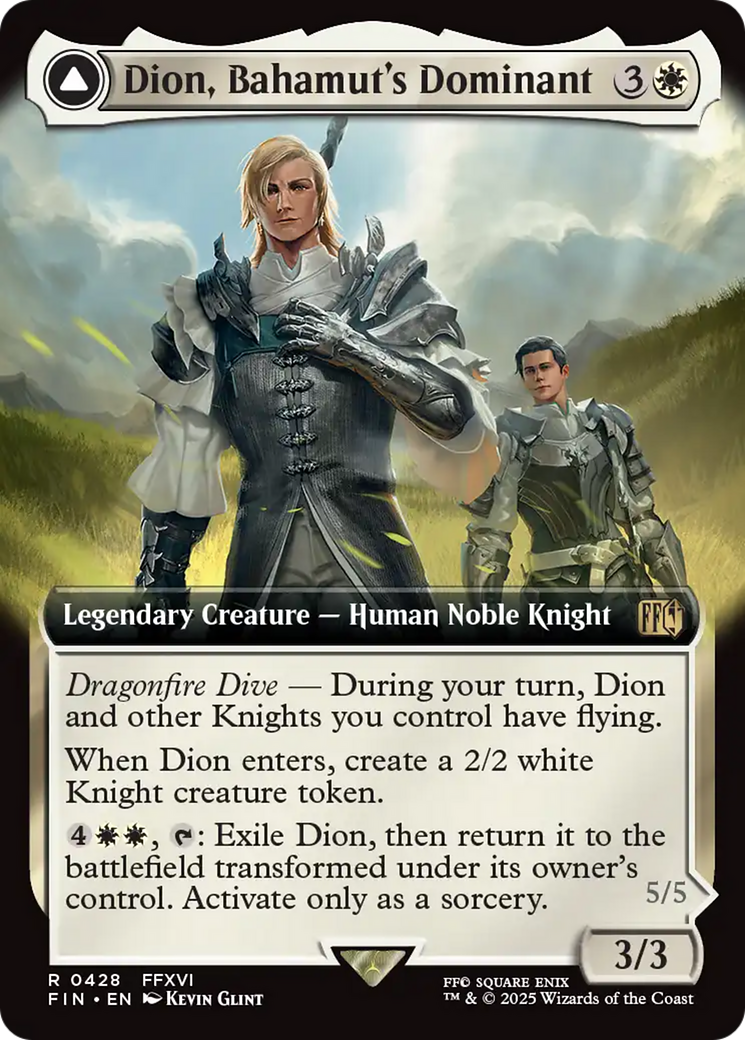 Dion, Bahamut's Dominant (Extended Art) (FIN-428) - FINAL FANTASY: (Extended Art)