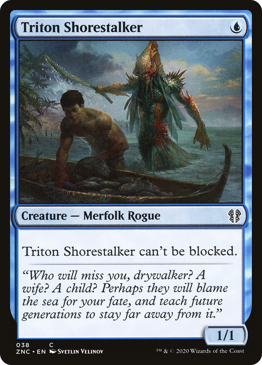 Triton Shorestalker (ZNC-038) - Zendikar Rising Commander