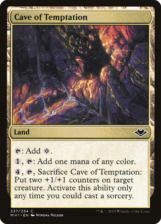 Cave of Temptation (MH1-237) - Modern Horizons Foil
