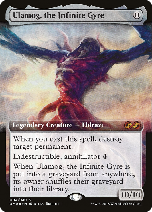 Ulamog, the Infinite Gyre (PUMA-0U4) - Ultimate Box Topper: (Extended Art) Foil