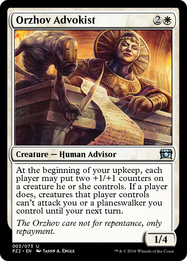 Orzhov Advokist (PZ2-003) - Treasure Chest