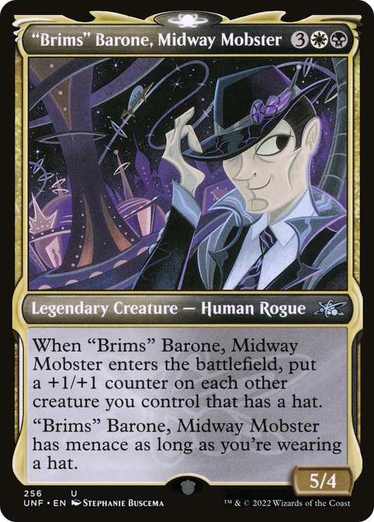 "Brims" Barone, Midway Mobster (UNF-256) - Unfinity: (Showcase) Foil