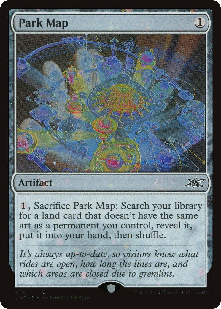 Park Map (UNF-476) - Unfinity Foil