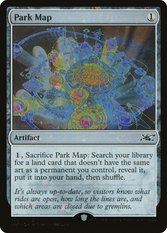 Park Map (UNF-476) - Unfinity Foil