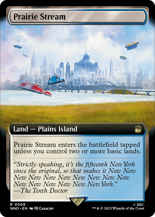 Prairie Stream (WHO-508) - Doctor Who: (Extended Art) Foil