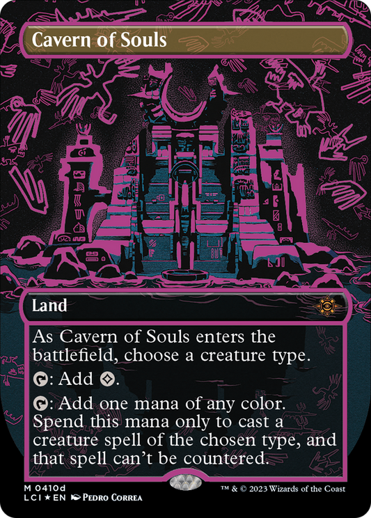 Cavern of Souls (0410d) (Borderless) (LCI-410D) - The Lost Caverns of Ixalan (Borderless) Foil
