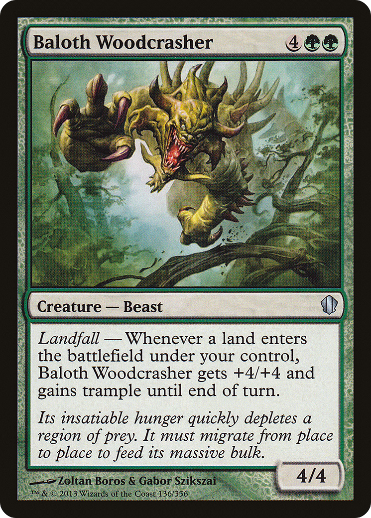 Baloth Woodcrasher (C13-136) - Commander 2013