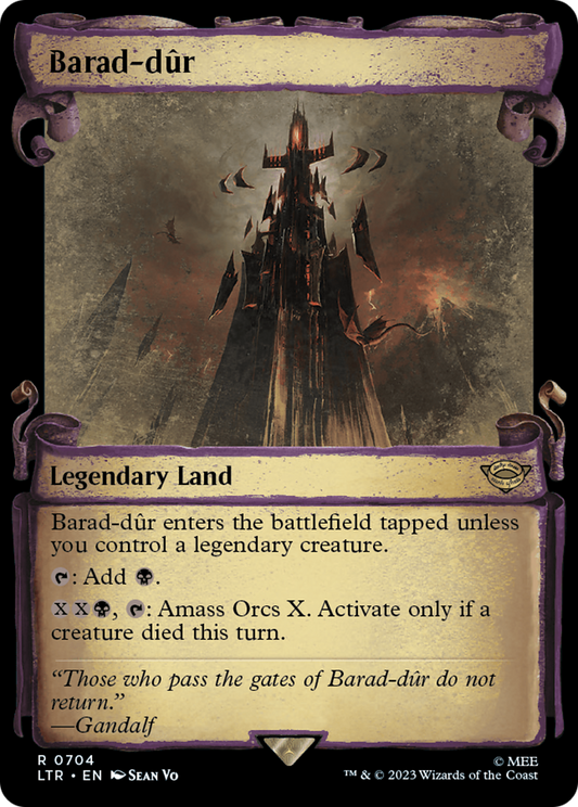 Barad-dûr (LTR-704) - The Lord of the Rings: Tales of Middle-earth: (Showcase) Foil