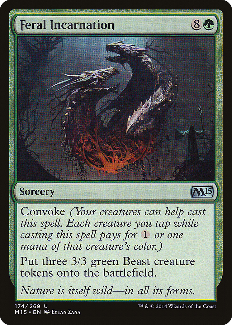 Feral Incarnation  (M15-174) - Magic 2015 Foil