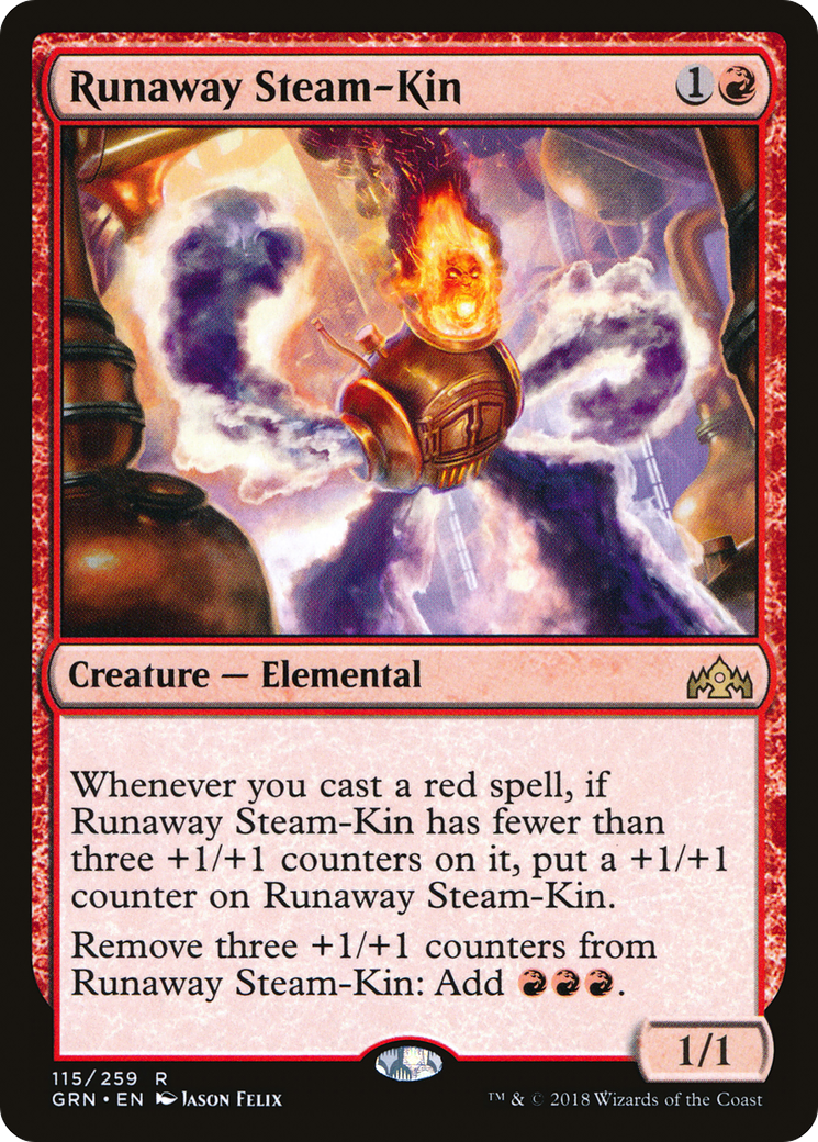 Runaway Steam-Kin (GRN-115) - Guilds of Ravnica Foil