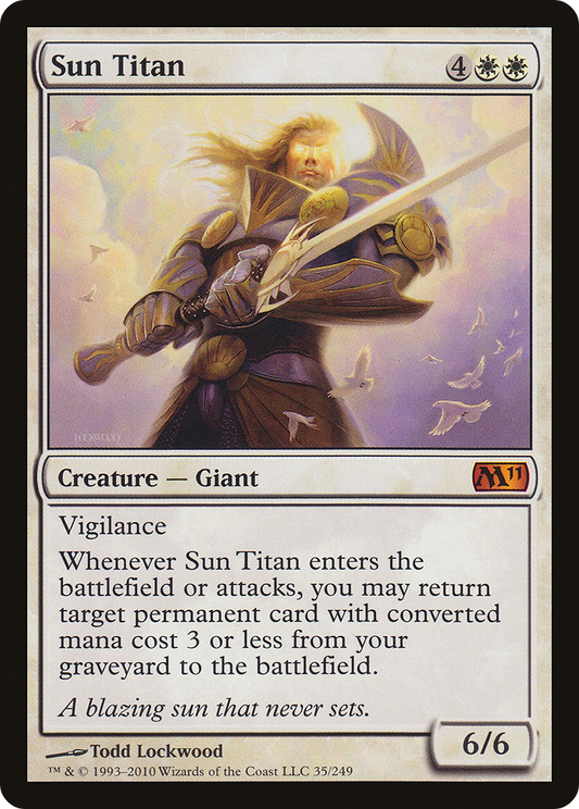 Sun Titan (M11-035) - Magic 2011 Foil