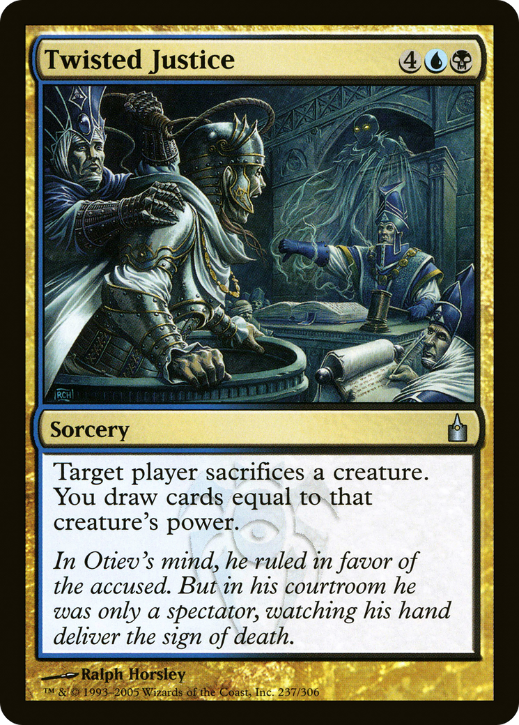 Twisted Justice (RAV-237) - Ravnica: City of Guilds