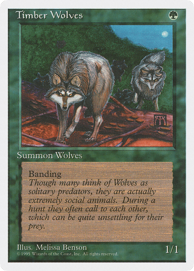 Timber Wolves (4ED-275) - Fourth Edition