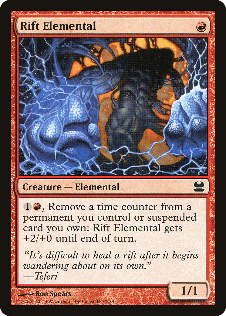 Rift Elemental (MMA-127) - Modern Masters Foil