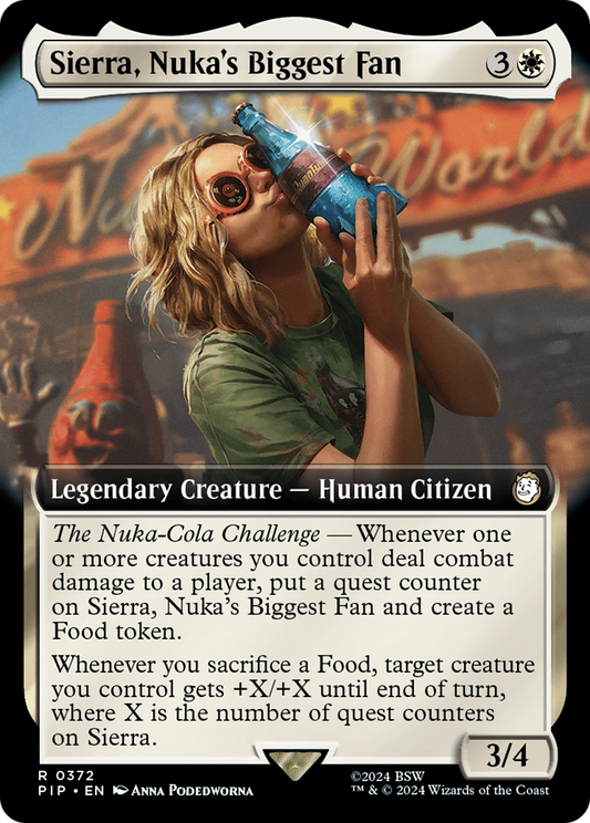 Sierra, Nuka's Biggest Fan (PIP-372) - Fallout: (Extended Art) Foil