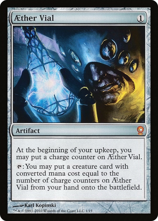 Aether Vial (V10-001) - From the Vault: Relics Foil