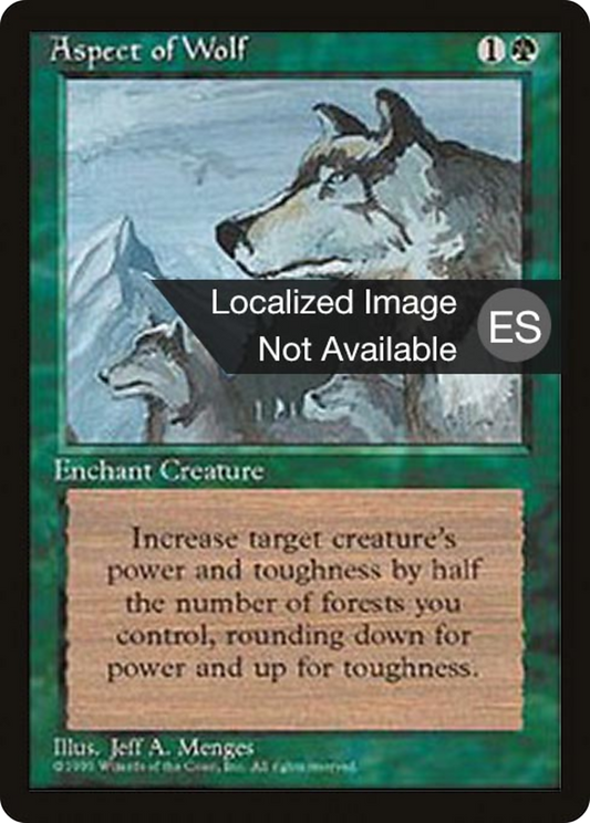 Aspect of Wolf (4BB-233) - Fourth Edition Foreign Black Border