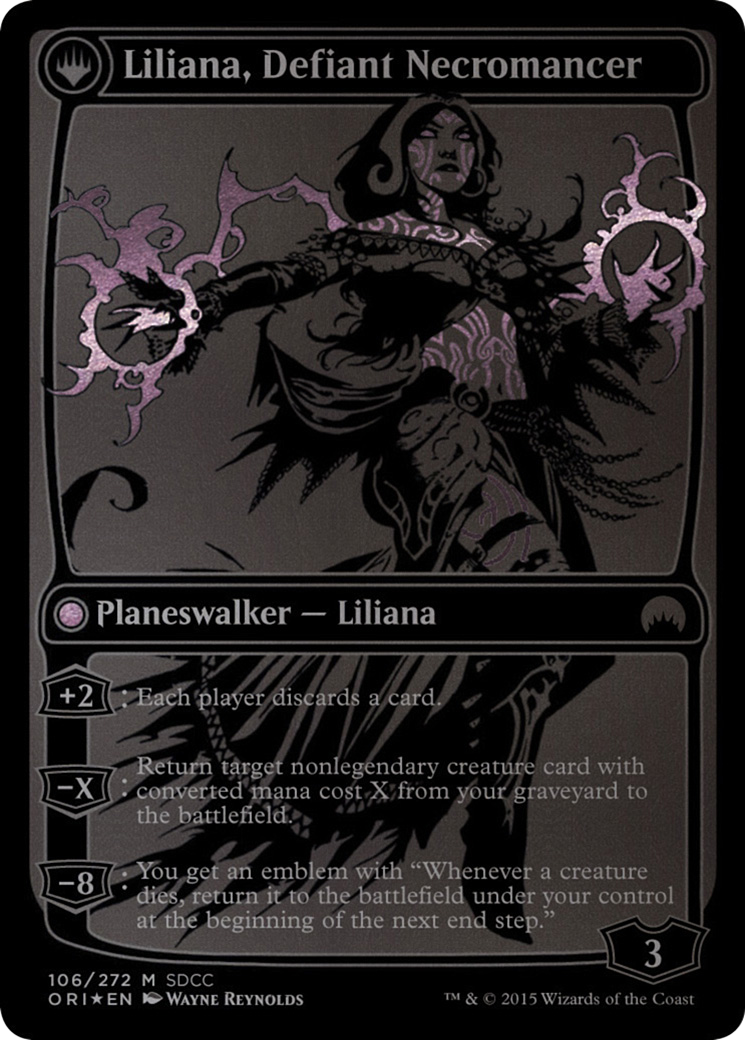 Liliana, Heretical Healer (SDCC 2015 Exclusive) (MEDIA-106) - San Diego Comic-Con 2015: (originpwdfc) Foil