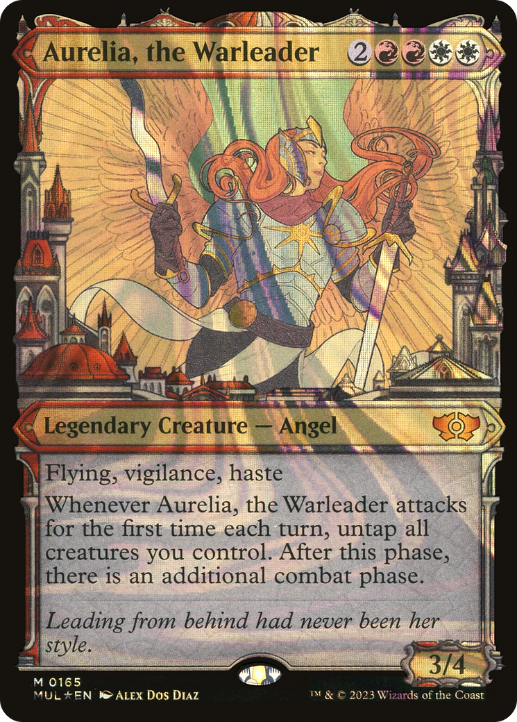 Aurelia, the Warleader (MUL-165) - Multiverse Legends: (Showcase) Foil