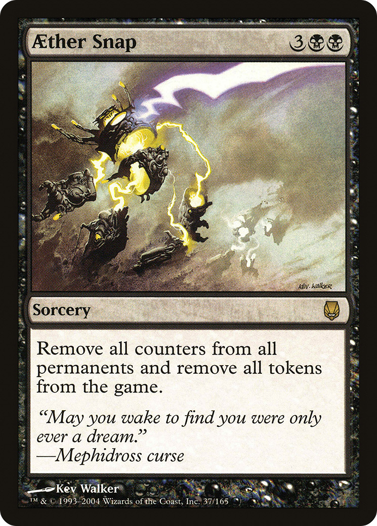 Aether Snap  (DST-037) - Darksteel