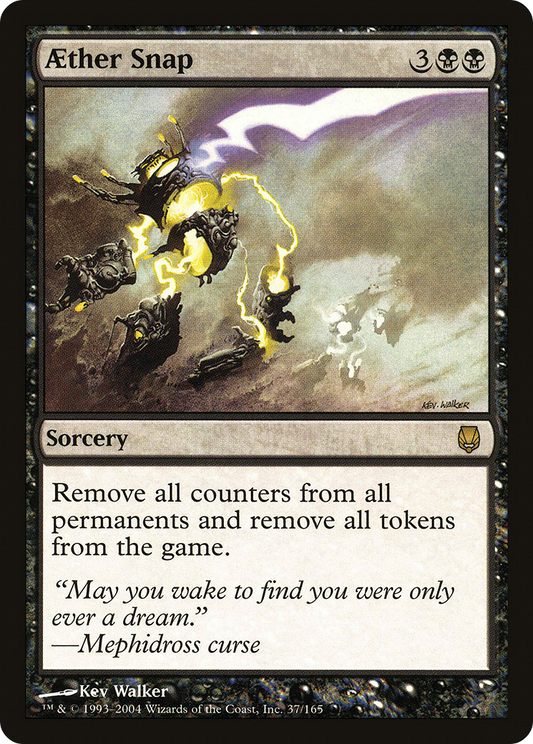 Aether Snap  (DST-037) - Darksteel Foil