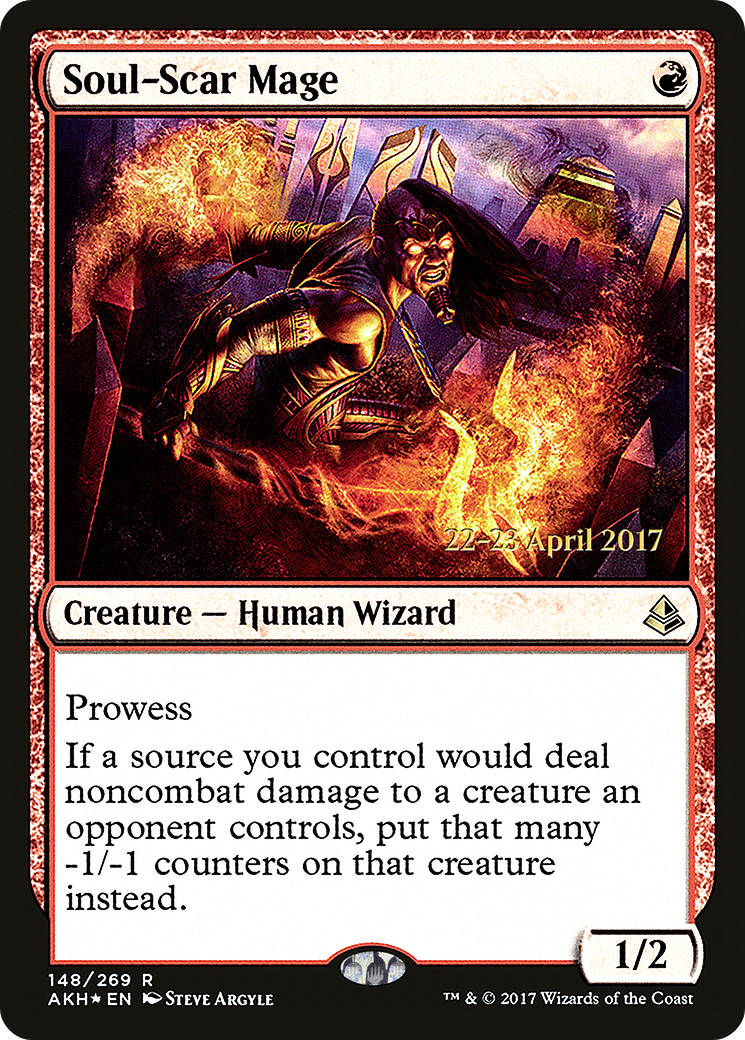 Soul-Scar Mage (PRE-148S) - Amonkhet Promos (Prerelease) Foil