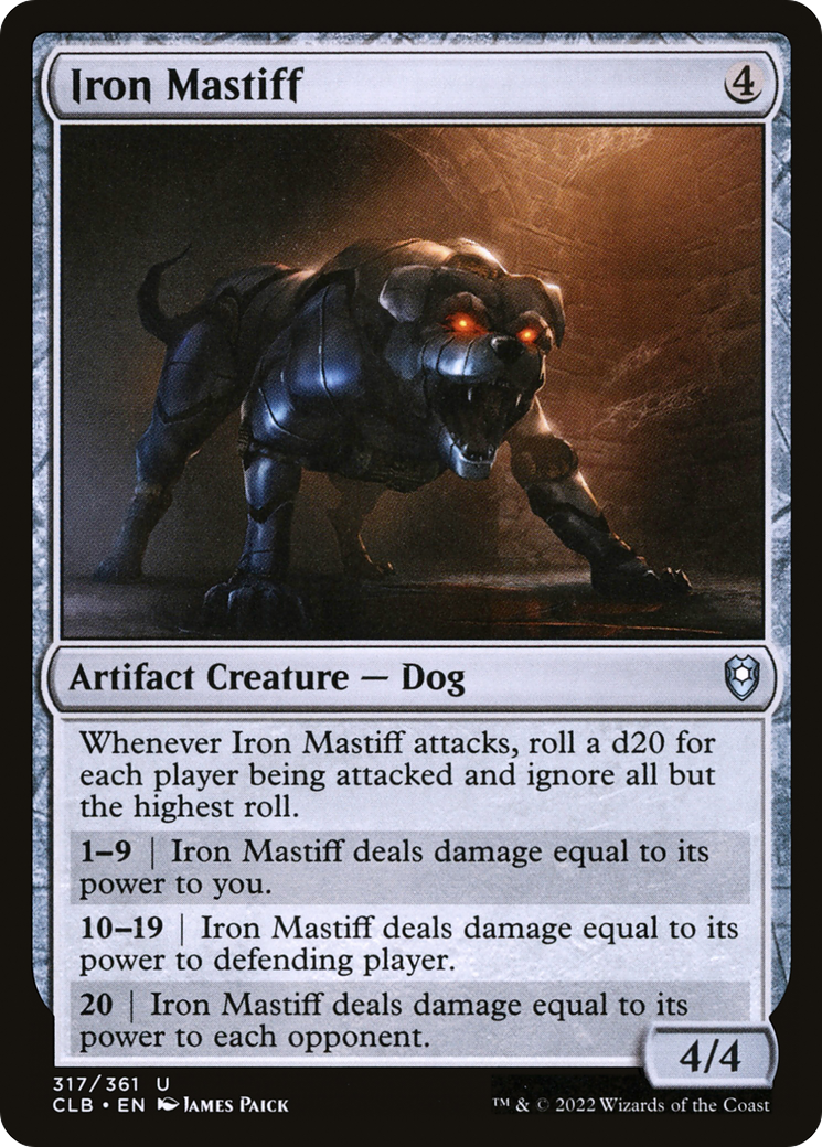 Iron Mastiff (CLB-317) - Commander Legends: Battle for Baldur's Gate