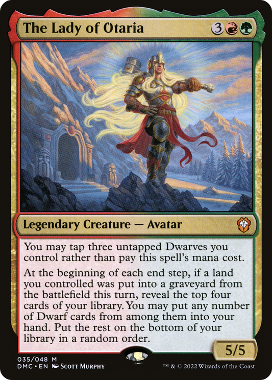 The Lady of Otaria (DMC-035) - Dominaria United Commander Foil