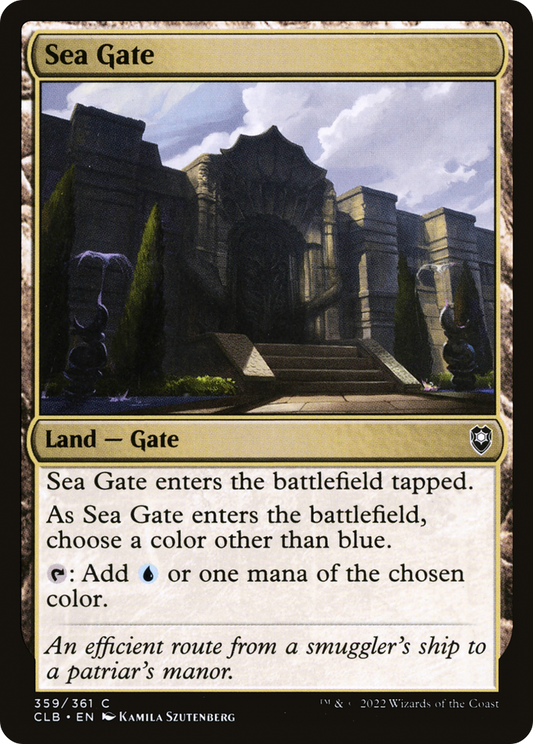 Sea Gate (CLB-359) - Commander Legends: Battle for Baldur's Gate Foil