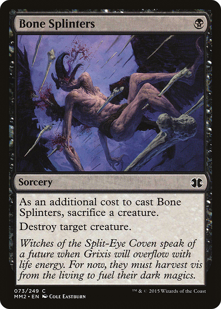 Bone Splinters (MM2-073) - Modern Masters 2015