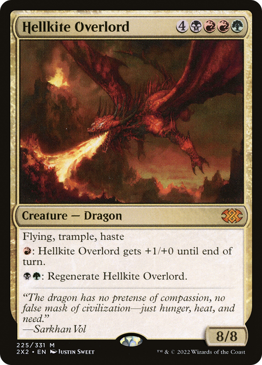 Hellkite Overlord (2X2-225) - Double Masters 2022