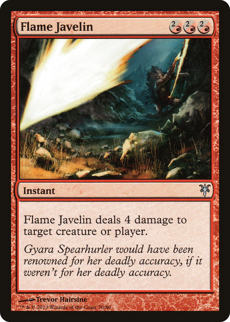 Flame Javelin (DDK-070) - Duel Decks: Sorin vs. Tibalt