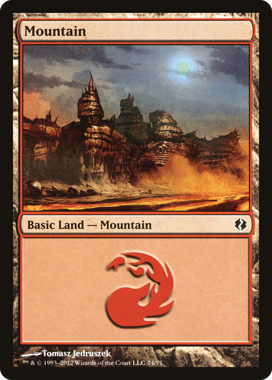 Mountain (DDI-074) - Duel Decks: Venser vs. Koth