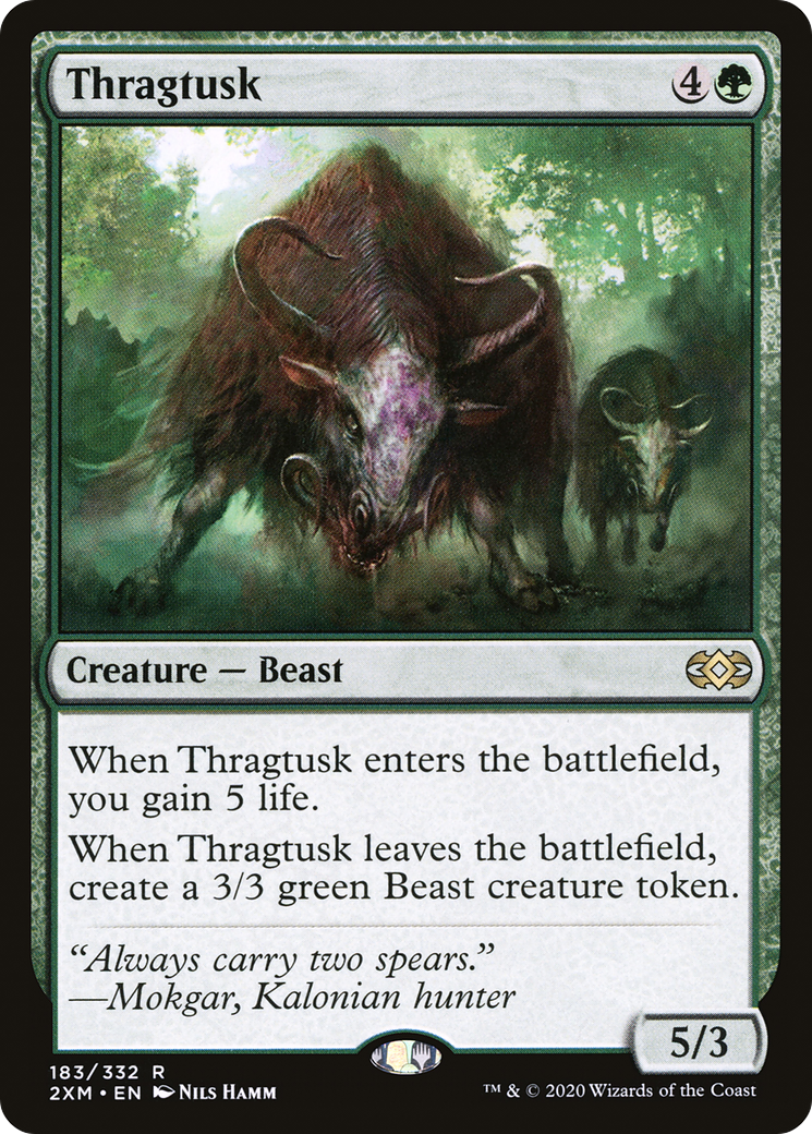 Thragtusk (2XM-183) - Double Masters Foil