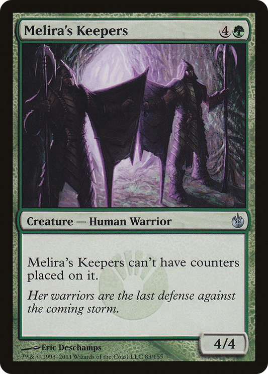 Melira's Keepers (MBS-083) - Mirrodin Besieged Foil