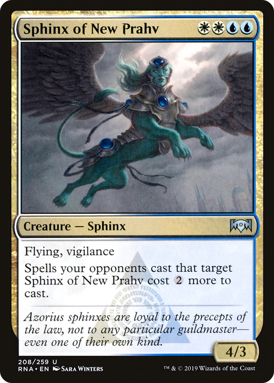 Sphinx of New Prahv (RNA-208) - Ravnica Allegiance