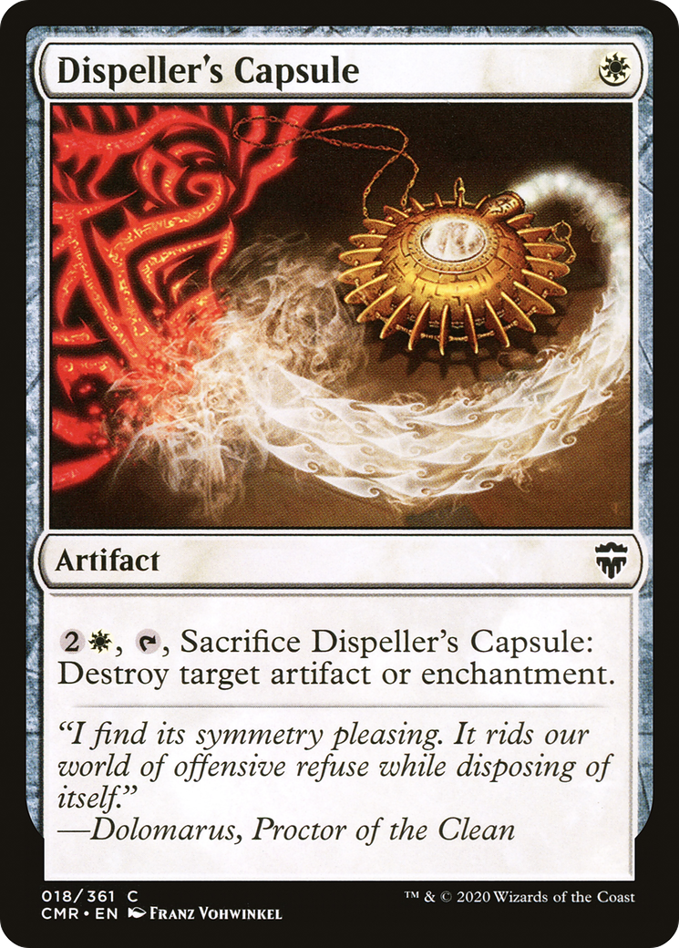 Dispeller's Capsule (CMR-018) - Commander Legends Foil