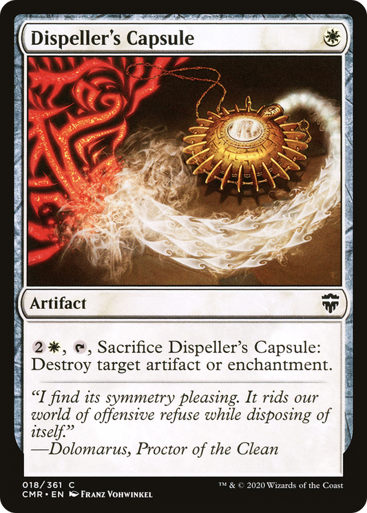 Dispeller's Capsule (CMR-018) - Commander Legends Foil