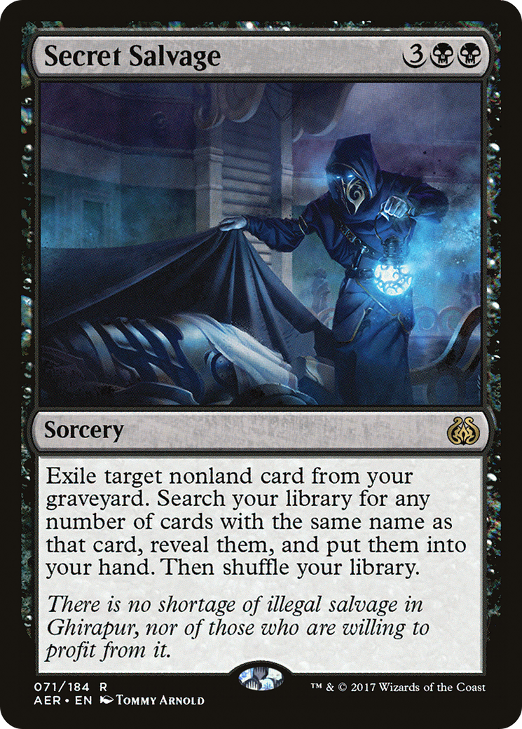 Secret Salvage (AER-071) - Aether Revolt Foil